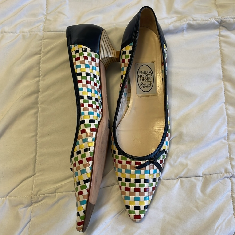 Emma Hope’s Shoes kitten heel - so different and cute! They fit like a 9-9.5. - Picture 2 of 5
